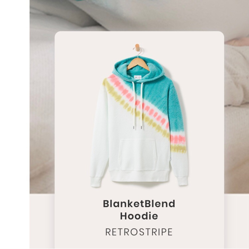 Limited Edition Kristin Cavallari x Feat Blanket Hoodie in Tie Dye RetroStripe - Picture 17 of 17